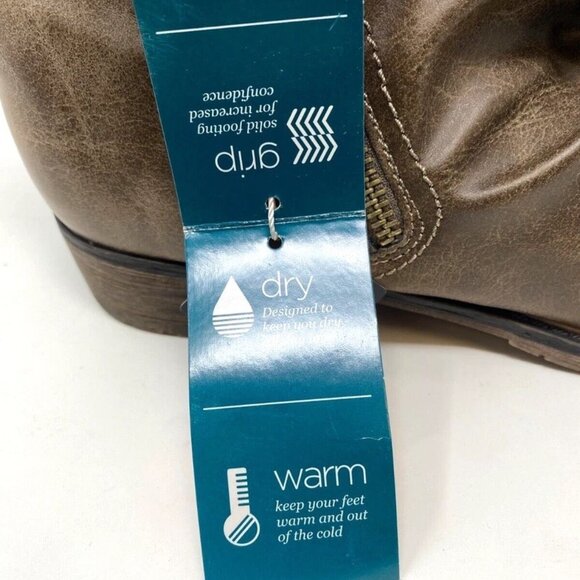 SPORTO Honor Faux Leather Sweater Women's Booties Boots 7 - Picture 9 of 10